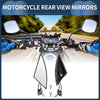 M8 / M10 M8/M10 1set Rear View Mirrors Handlebar Mirrors Black Aluminum Alloy