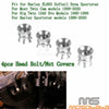 Harley Twin Cam Big Twin 1340 Evo 4 Pcs Head Bolt Engine Cover Nut Caps