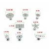 8 x Aluminum Puller Tabs Cold Glue Paintless Tool