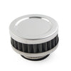 Motorcycle Scooter 38mm Stainless Steel Air Intake Filter Cleaner w/ Clamp
