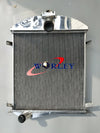 Ford Model A 3.3L Aluminum Radiator & Fan (1928-1929)