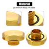 Nissan Gold Tone Aluminum Alloy Gas Engine Oil Filler Cap