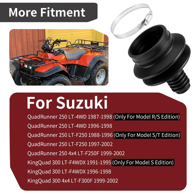 Suzuki QuadRunner 250 LT4WD Drive Shaft Universal Boot (1987-1998)