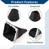 Ford Focus Black Red Leather Gear Shift Gaiter (2004-2012)