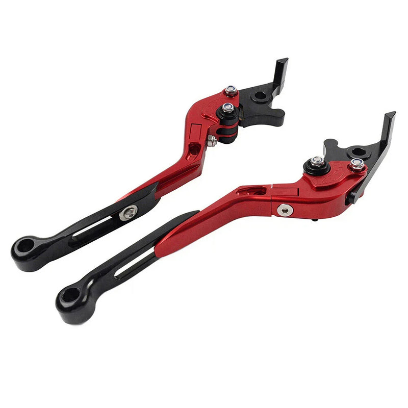 Yamaha XMAX 125 / 250 / 300 / 400 CNC Red Extendable Brake Clutch Levers (15-22)
