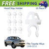 10x Hood Prop Stay Retainer Fastener Clip Fits 1998-2010 Toyota Hilux Ute Truck