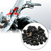 Motorcycle Screws Nut / 50pcs / M5 Black Rubber Windscreen Windshield