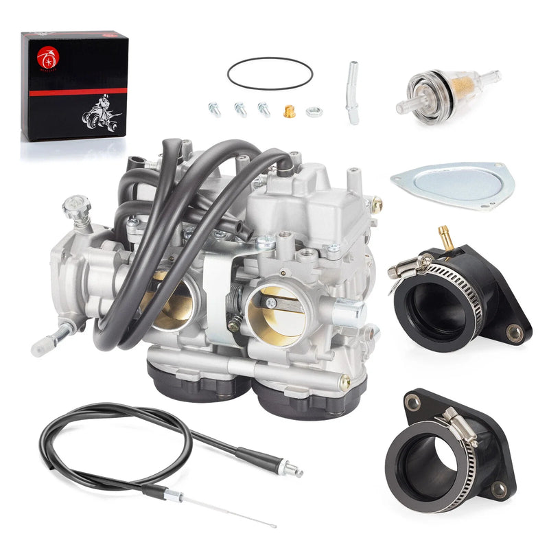 Yamaha Raptor 660R Carburetor & Intake Boot & Throttle Cable (2001–2005)
