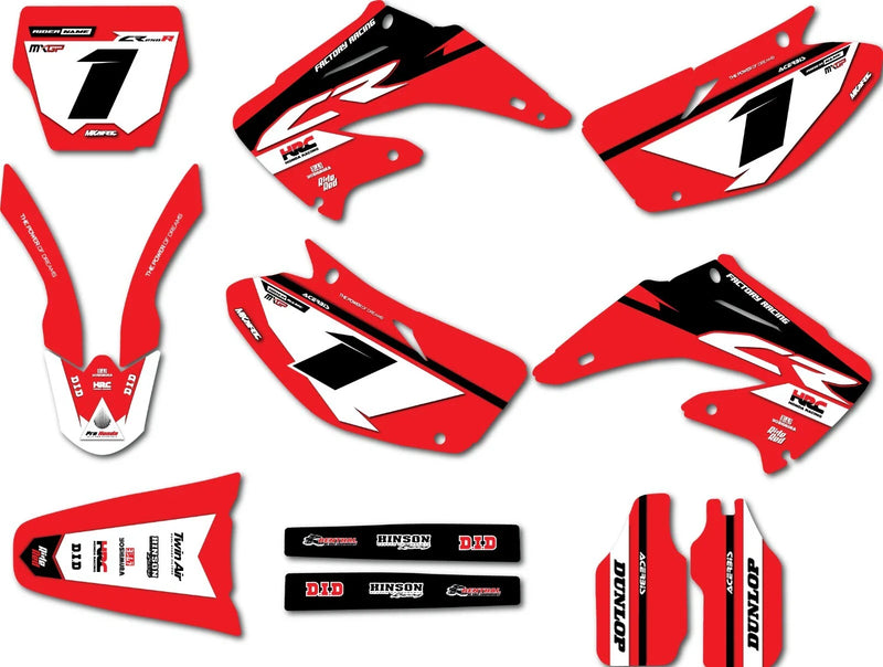 Honda CR 250 (2002-2012) - TOKYO Style Decals Custom Graphic Kit