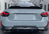 BMW 2 Series G42 Coupe 2022-2023 Glossy Black Rear M4 Style Spoiler Wing