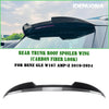 Benz GLE W167 C167 GLE53 (2019-2024) Carbon Look Rear Boot Spoiler Lip