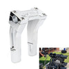 Harley 1'' Handlebar Chrome 6'' Pullback Handlebar Risers Clamp