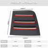 Dodge Charger Rear Side Window Blinds Louver Cover (2011–2023)