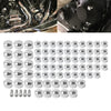 Harley Touring Road Street Glide 75X Chrome Engine Bolt Topper Caps (07-16)