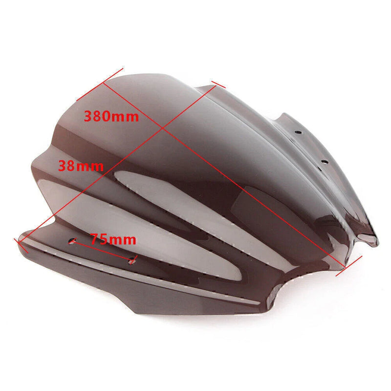 Motorcycle 7 / 8" or 1" Handlebar Clear Windshield