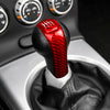 NISSAN 350Z Carbon Fiber Red Gear Shift Knob Cover (2003-2009)