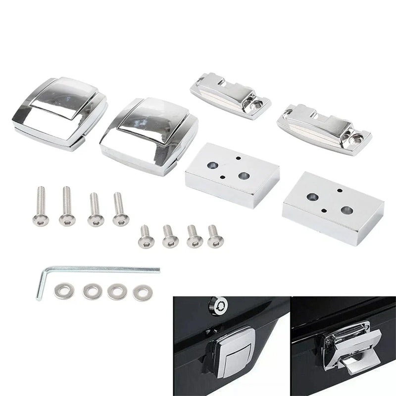 Harley Electra Glide, Street Glide, Road King Chrome Tour Trunk Latches