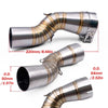 BMW R1200GS ADV Exhaust Mid Link Pipe Stainless Steel (2013–2019)