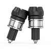 Motorcycle ATV Silver CNC Aluminum Handlebar Grips Bar End Cap Plug
