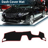 Honda Accord CY2 2024 Black Red Dashboard Cover Mat