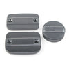 Scrambler 1100 Grey Front Brake Clutch Fluid Reservoir Cap & Rear Brake Cover