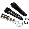Kawasaki Ninja 650R Z1000 Black Front Footrests Pegs (2006-2013)