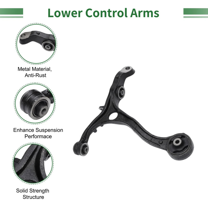 Honda Accord 4pcs Front Suspension Kit Control Arm Ball Joints (2003-2007)