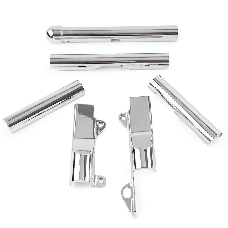 Harley Davidson Softail (2000-2007) Chrome Rear Swingarm Tube Covers