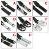 BMW R18 Rear Foot Rests Pegs (2020-2023)
