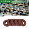 Make Model Oil Seal 22x45x8mm Brown 5 Pcs