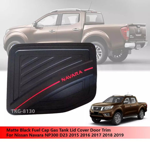 Nissan Navara NP300 Black Gas Tank Fuel Cap Cover (2015-2019)