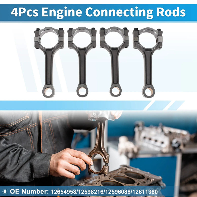 Buick Allure 4 x Engine Connecting Rod (2010–2015)