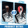 Lexus Toyota Red Silver Tone Gear Shift Knob