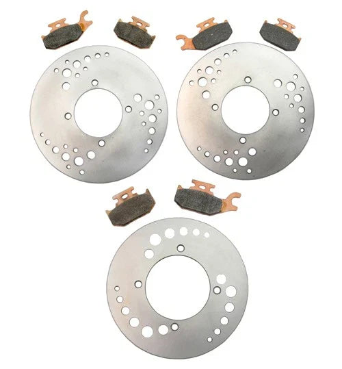 Can-Am Outlander 800R EFI Front Rear Brake Rotors and Pads (2009–2009)