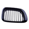 BMW 3-Series E46 M3 Black Dual Slat Kidney Grille (2001-2006)