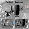 Harley Handlebar Phone Holder Bracket Mount Wireless USB Charger