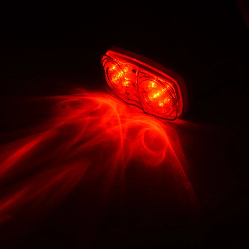 Trailer Truck RV 5x Red LED Side Marker Lights