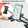 Rearview Mirror Mount 4.7-7.2in ABS Motorcycle Phone Mount Holder