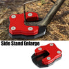 Honda PCX125 Aluminum Alloy Kickstand Side Stand Pad Red (2018-2023)