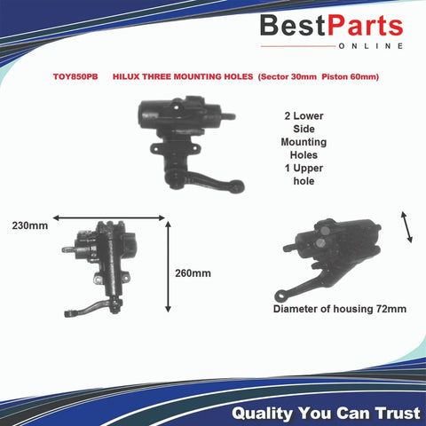 Toyota Hilux Steering Gear Rebuild Kit (1983–1988)