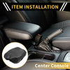 Ford F-150 Microfiber Leather Carbon Fiber Black Arm Rest Cover