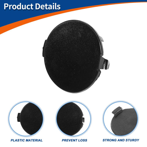Mazda 6 Atenza (2018-2021) Black Rear Left Tow Hook Cover