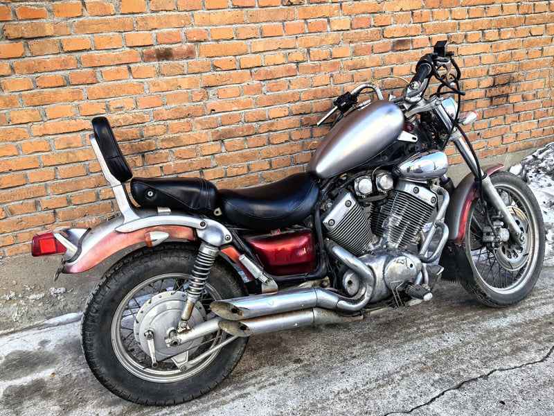 Yamaha XV400 XV535 Virago 12L Silver Fuel Tank (1987-1995)