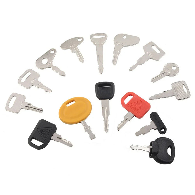 Holland Excavator 15 Keys Heavy Equipment Ignition Key Set