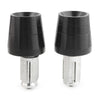 Honda CBR, CB, Yamaha YZ, YZF, Kawasaki Black Handlebar End Plugs