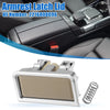 Mercedes-Benz - Plastic Brown Silver Tone Armrest Latch Lid