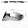 Toyota Hilux Pair Rearview Mirror Cover Cap Chrome Plated (2015-2020)