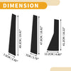 Subaru Forester (2019-2023) Black 6 Pcs Door Pillar Window Trim