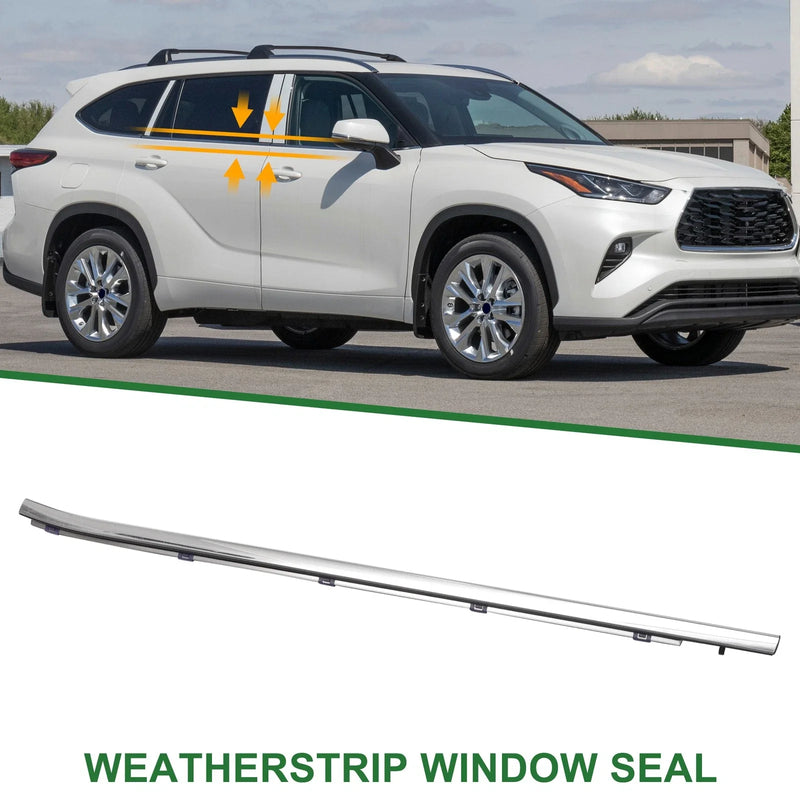 Toyota Highlander 1pc Front Left Weatherstrip Window Seal