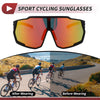 Motorcycle Riding Red Black Tri-Acetyl Cellulos PC UV400 Goggles